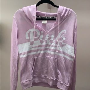 Pink size m hoodie womens!
